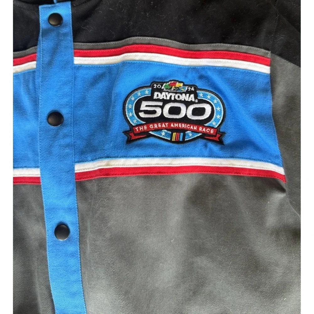 NASCAR 2024 Daytona 500 Speedway black jacket men Large - Picture 2 of 5